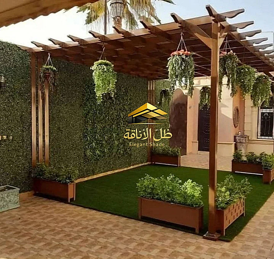 برجولات ألمنيوم تيكنو مقاومة للصدأ والرطوبة بجدة