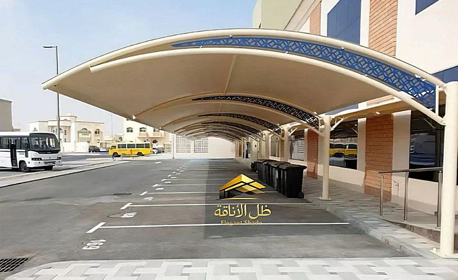 تنفيذ مظلات سيارات في حي الروضة - مقاومة للرطوبة